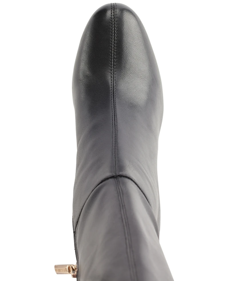 Karl Lagerfeld Paris Women's Vani Almond toe Heeled Boots