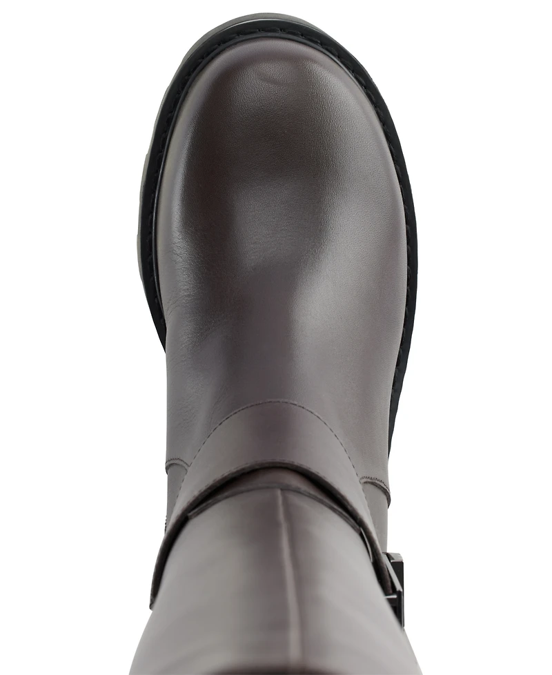 Karl Lagerfeld Paris Women's Meara 50/50 Almond Toe Band Boots