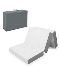 Gouun 4 Inch Tri-fold Cool Gel Memory Foam Mattress-Twin Xl
