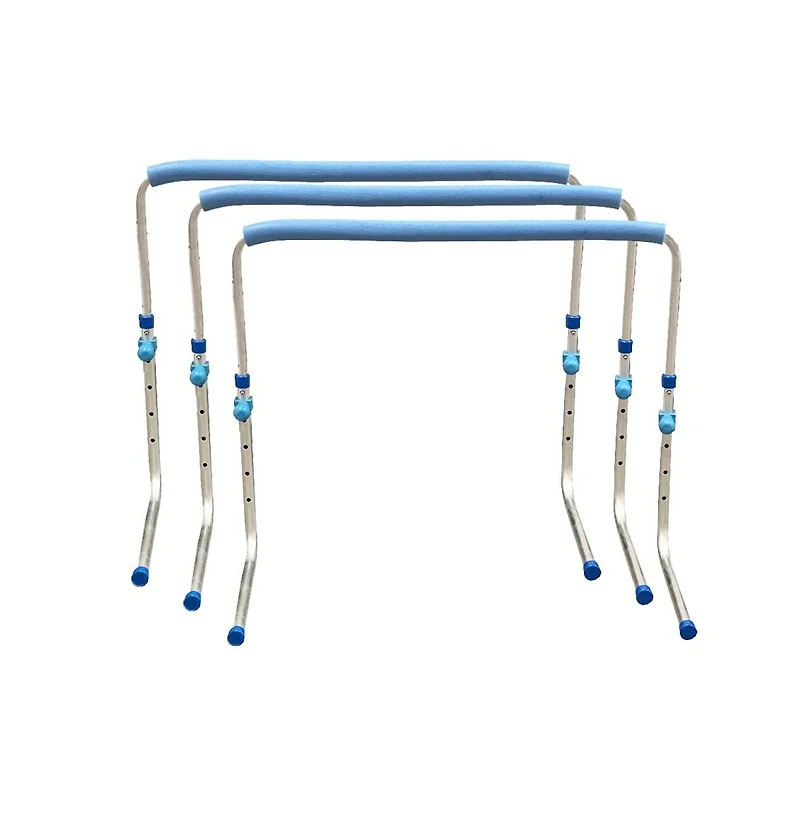 Amber Track and Field Self Return Aluminum Hurdle Midi Adjustable from 23" to 34" (Set of 3)