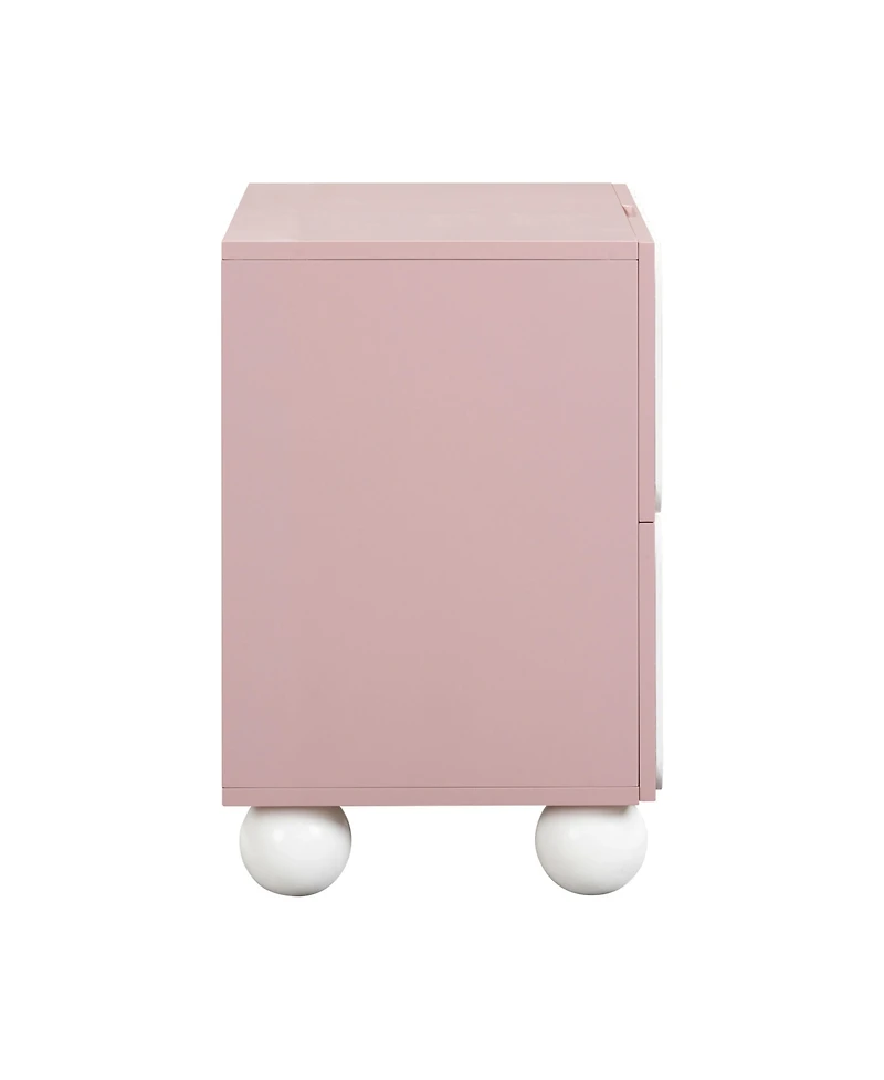 Tov Furniture 16" Wood Nightstand