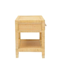 Tov Furniture 16.9" Rattan Nightstand