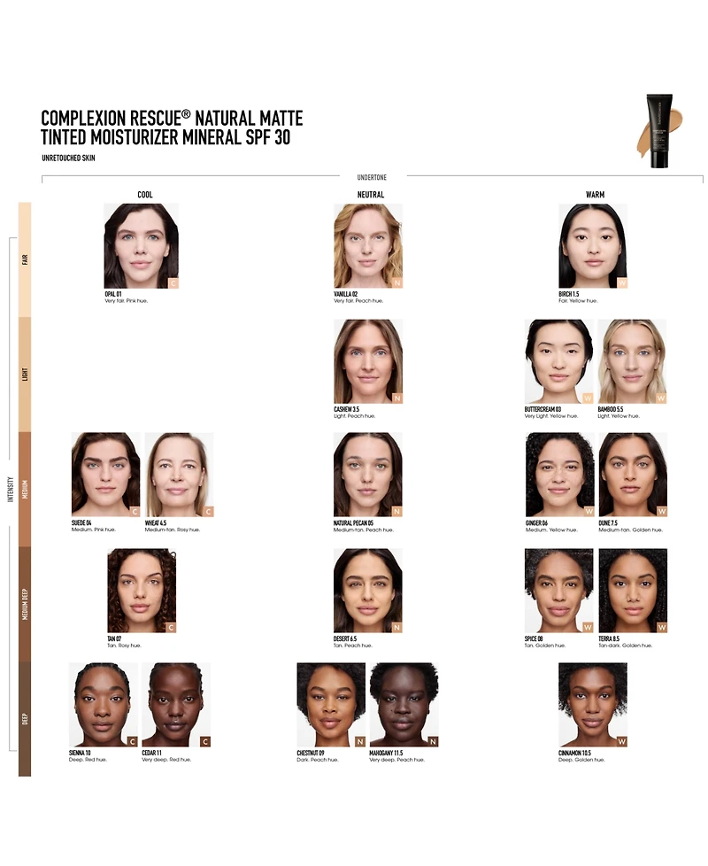Complexion Rescue Natural Matte Tinted Moisturizer Mineral Spf 30