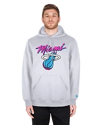 New Era Men's White Miami Heat 2024/25 City Edition Pullover Hoodie
