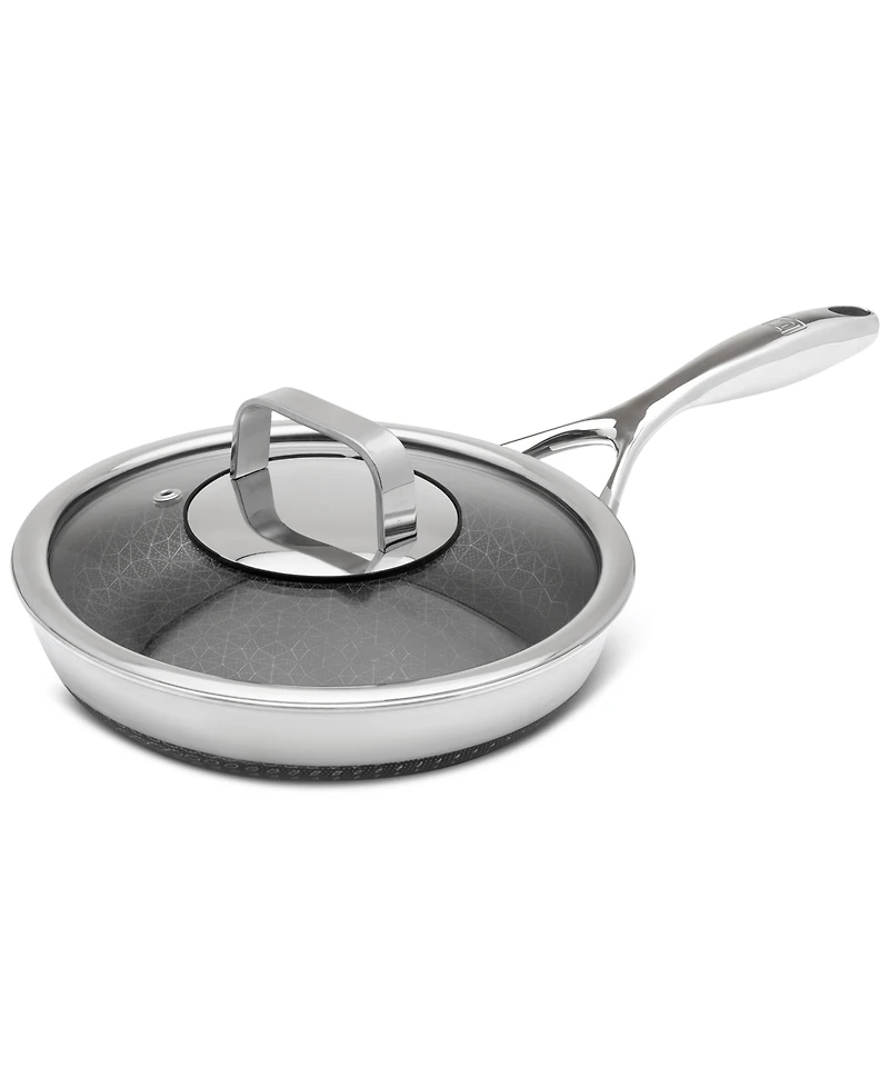 Livwell DiamondClad 9-Pc. Hybrid Nonstick Stainless Steel Frypan, Wok and Everything Pan Set