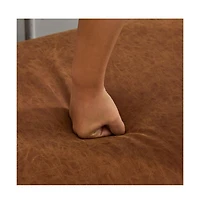 66" Upholstered Bench Daybed Ottoman with Wood Legs for Bedroom, Living Room, Entryway-The Pop Home