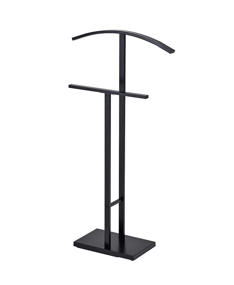 Kings Brand Furniture Dossi Metal Suit Valet Stand, Clothes Rack, Clothing Organizer, Jacket Hanger, Tie Hanger