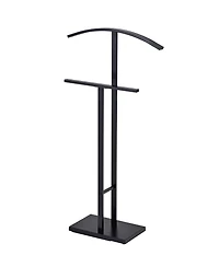 Kings Brand Furniture Dossi Metal Suit Valet Stand, Clothes Rack, Clothing Organizer, Jacket Hanger, Tie Hanger