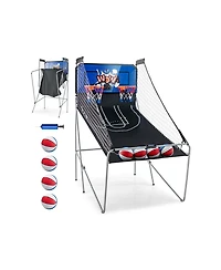 Gouun Dual Shot Basketball Arcade Game with 8 Modes and 4 Balls