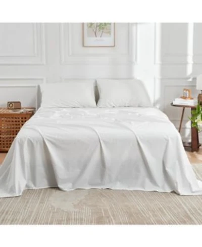 Doz By Sijo Doz 100 Long Staple Cotton Sheet Set Classic Percale Hotel Cool Crisp Breathable Durable