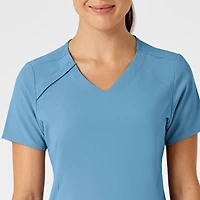 Wink Women's Renew Zip Accent Scrub Top