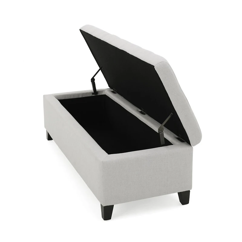 Modern Storage Ottoman, Multipurpose Footstool & Storage Bench-The Pop Home