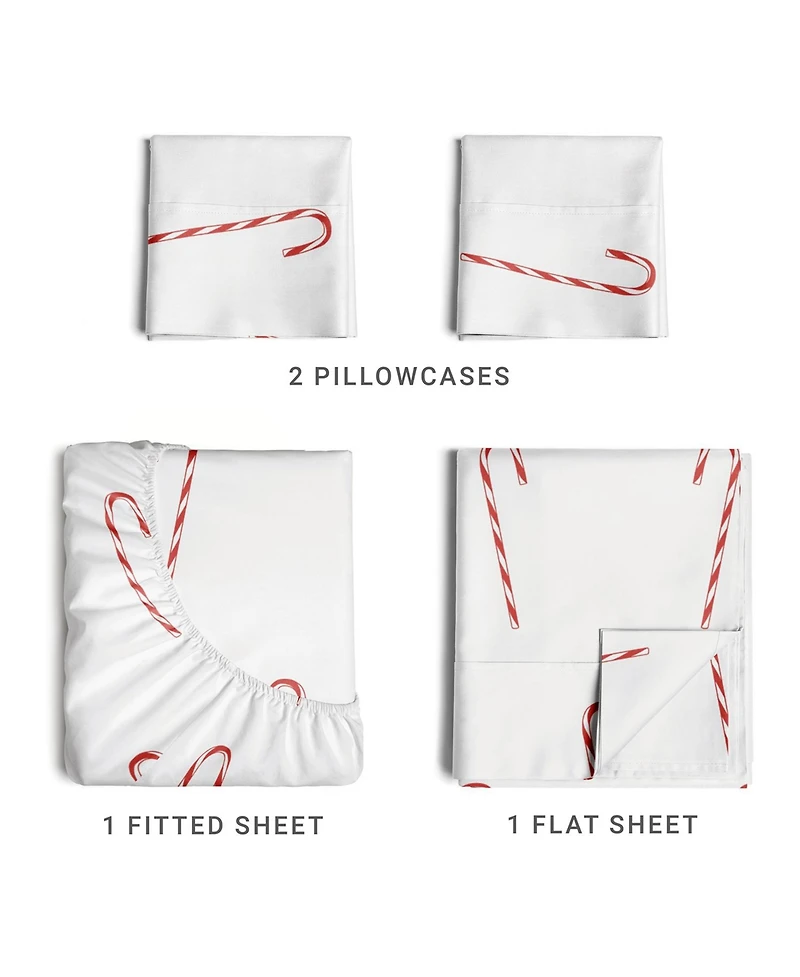 Christmas 4 Piece Microfiber Sheet Set (Full / Truck)