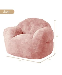 gaomon Giant Bean Bag Chair, 51" Bean Bag Couch with Armrests