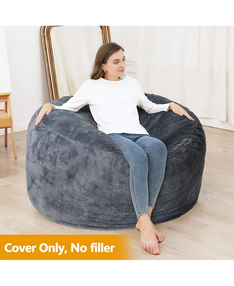 gaomon Bean Bag Chair Cover (No Filler), Beanbag Chair Outside Cover