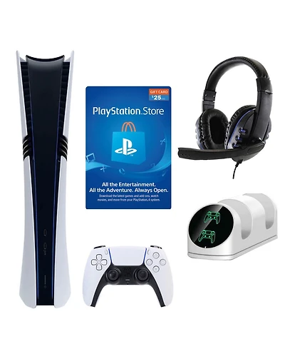 PS5 Pro 2TB Digital Console with $25 Pns Card & Accessories