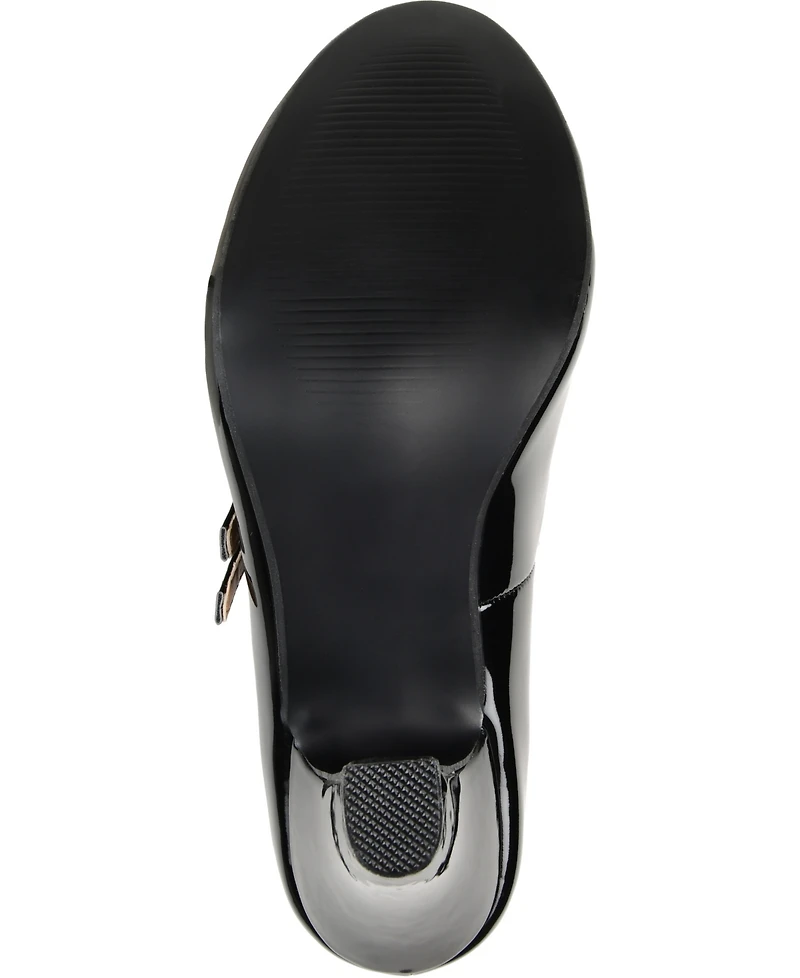 Journee Collection Women's Windy Double Strap Mary Jane Pumps