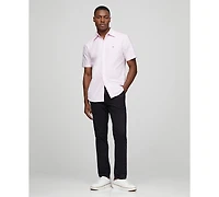 Tommy Hilfiger Men's Cotton Heritage Gingham Short-Sleeve Oxford Shirt