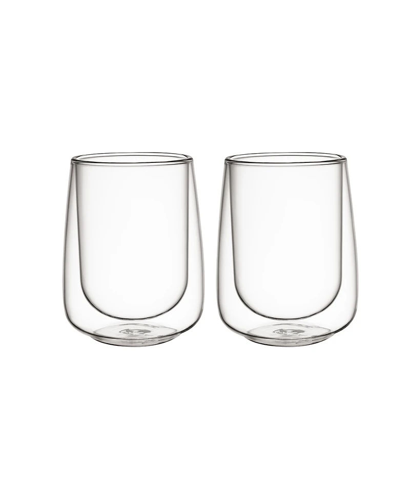 Villeroy & Boch Artesano Hot Cold Beverages Small Insulated Latte Tumbler, Set of 2