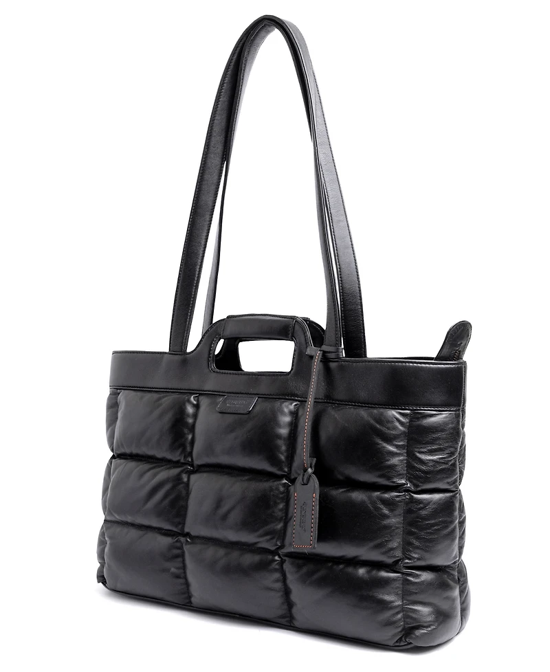 Old Trend Puffy Clover Tote Bag