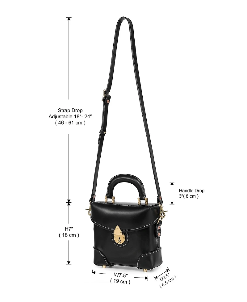 Old Trend Azalea Vintage Box Crossbody Bag