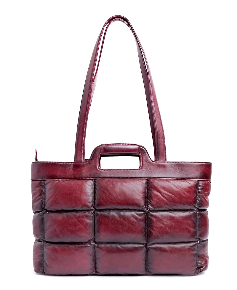 Old Trend Puffy Clover Tote Bag