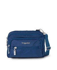 Baggallini Triple Zip Crossbody Bag