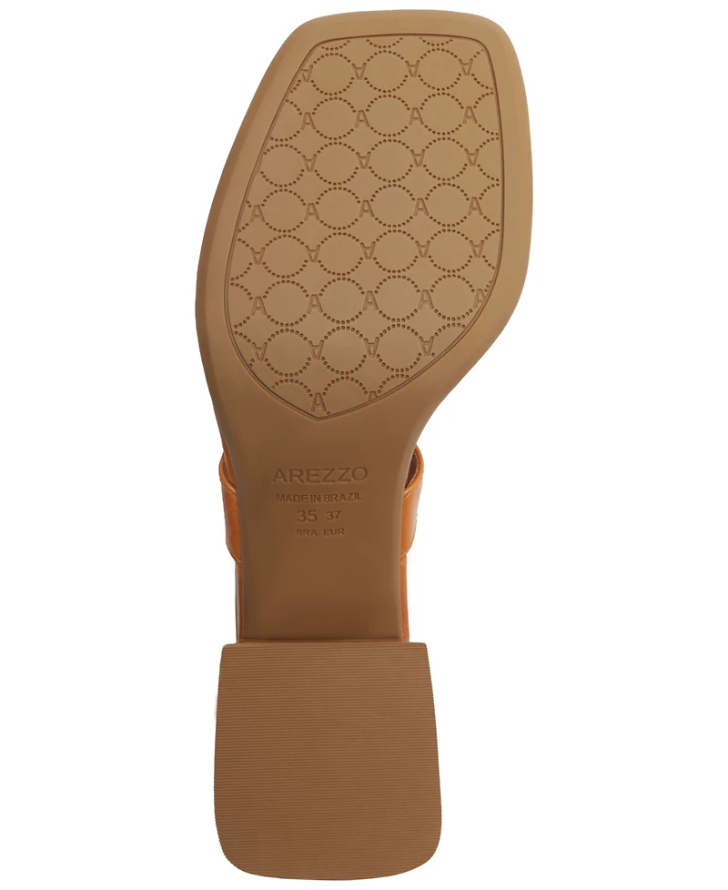 Arezzo Women's Sunny Mid-Block Sandals