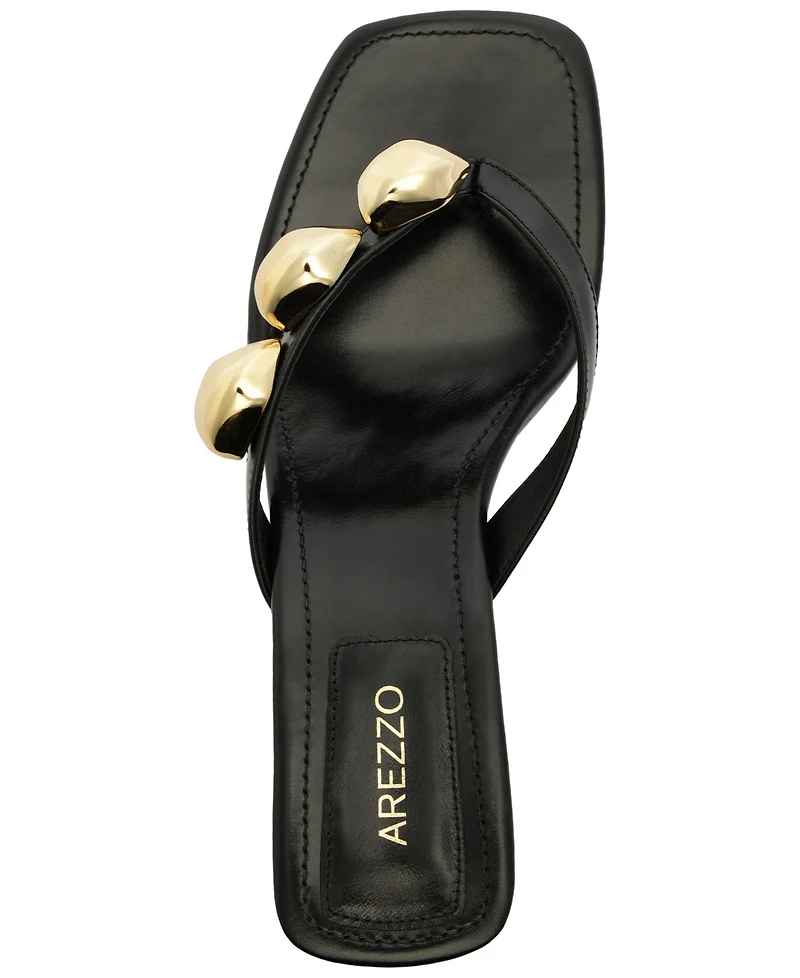 Arezzo Women's Sunny Mid-Block Sandals