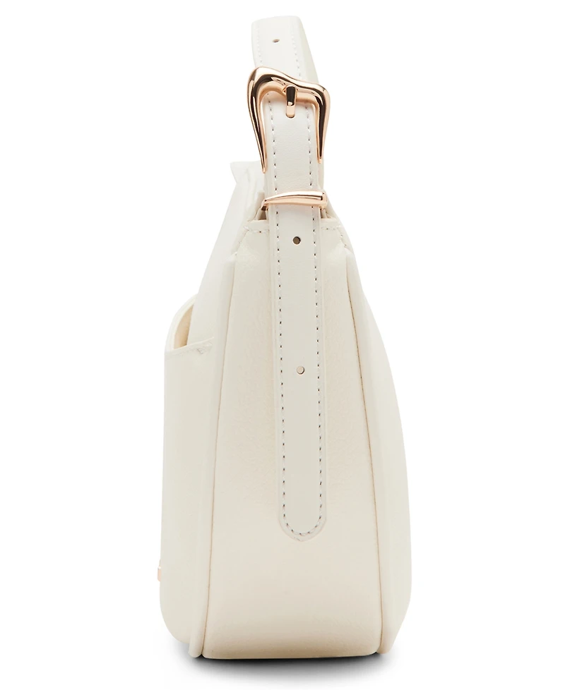 Anne Klein Sculpted Buckle Small Crossbody Bag