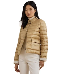 Lauren Ralph Lauren Women's Snap-Front Stand-Collar Packable Coat