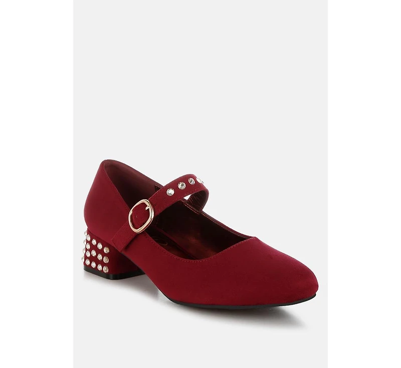 Sima Studded Mary Jane Pumps Women