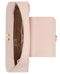 Anne Klein Crystal Horsebit Top Handle Small Crossbody Bag