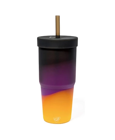 Straw Tumbler 32oz: Sun Storm