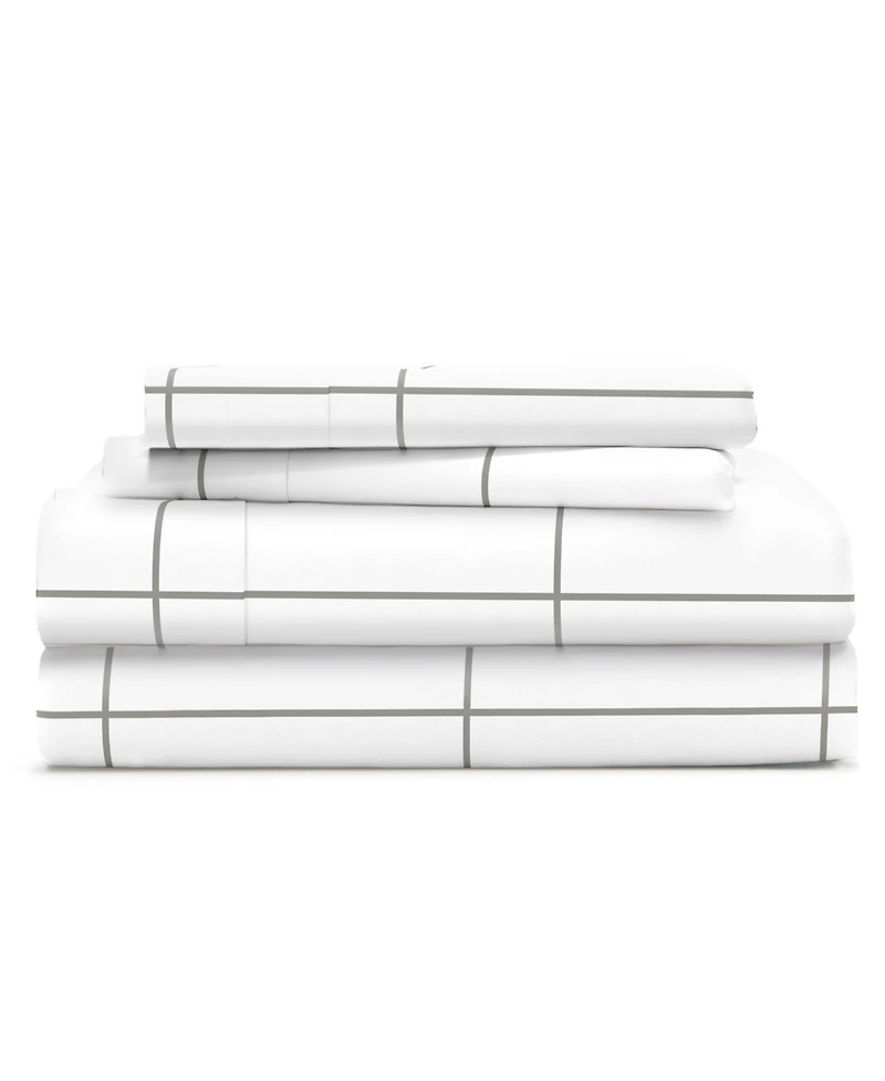 Cosy House Collection Everyday 1500 Series Pattern Bed Sheet Set Ultra Soft & Cool