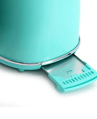 MegaChef 1.7 Quart Electric Kettle and 2 Slice Toaster Combo