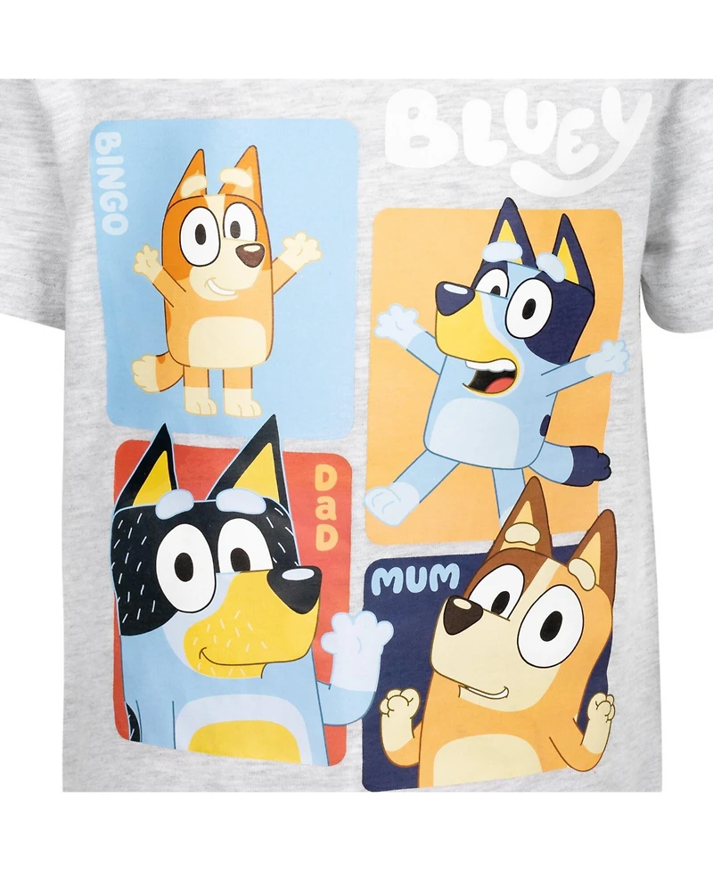Bluey Little Boys 2 Pack T-Shirts