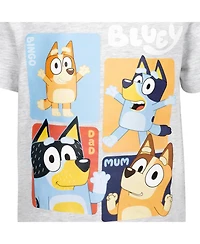 Bluey Little Boys 2 Pack T-Shirts