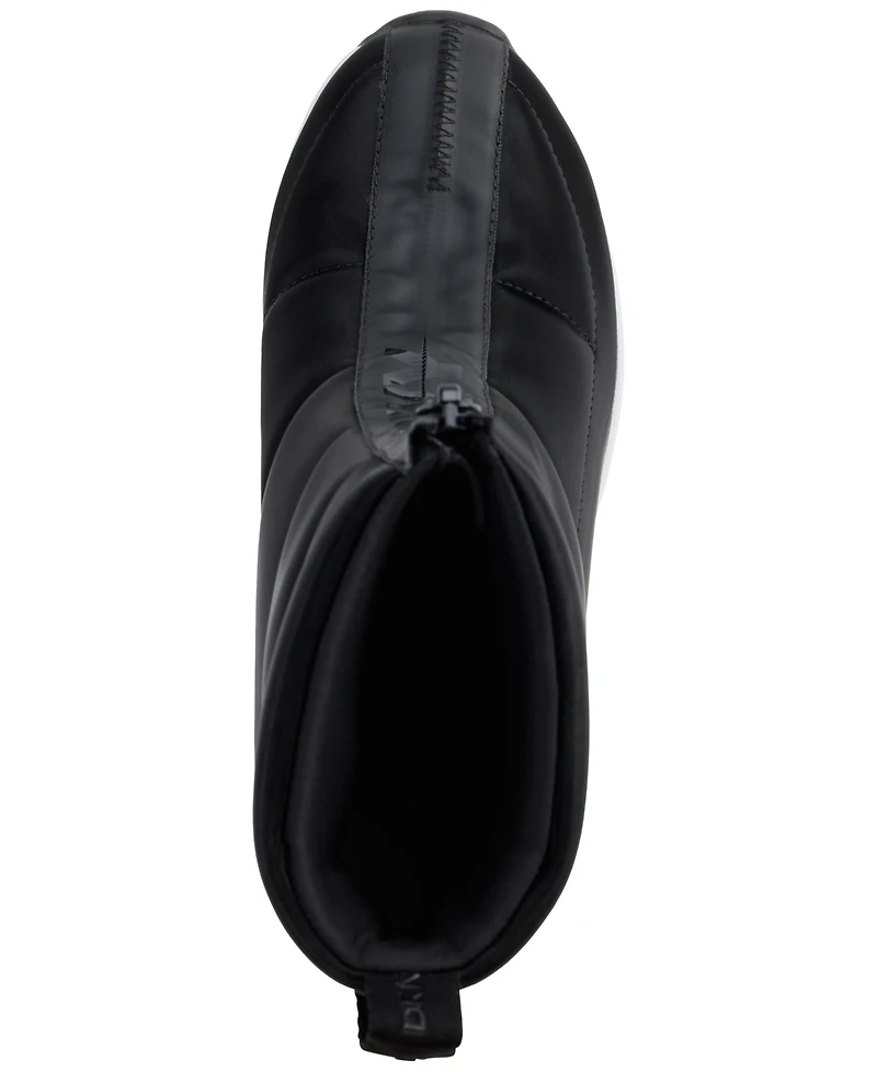 Dkny Women's Parla Zip Up Wedge Winter Booties