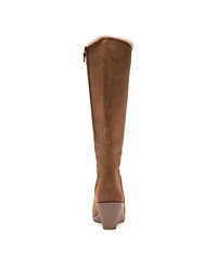 Aerosoles Women's Binocular Shearling Tall Wedge Boots