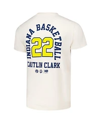 Kur8ted Men's and Women's Caitlin Clark Cream Indiana Fever Player Id Arch T-Shirt