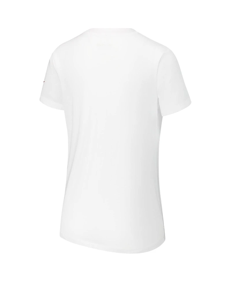 Sportiqe Women's White 2024 Wnba All-Star Game Premium Arcadia T-Shirt