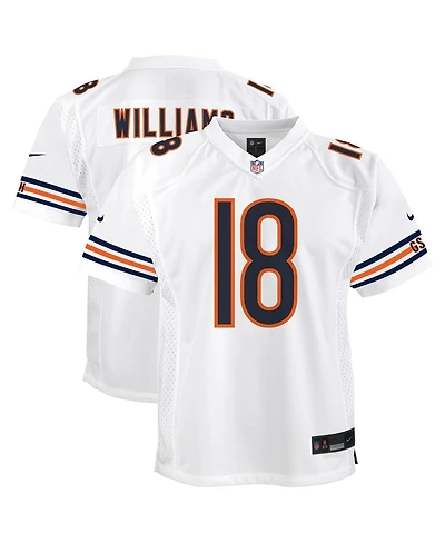 Nike Big Boys and Girls Caleb Williams White Chicago Bears Game Jersey