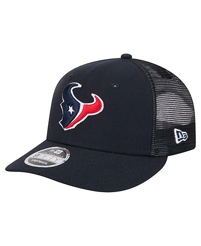 New Era Men's Navy Houston Texans Low Profile 9FIFTY Snapback Hat