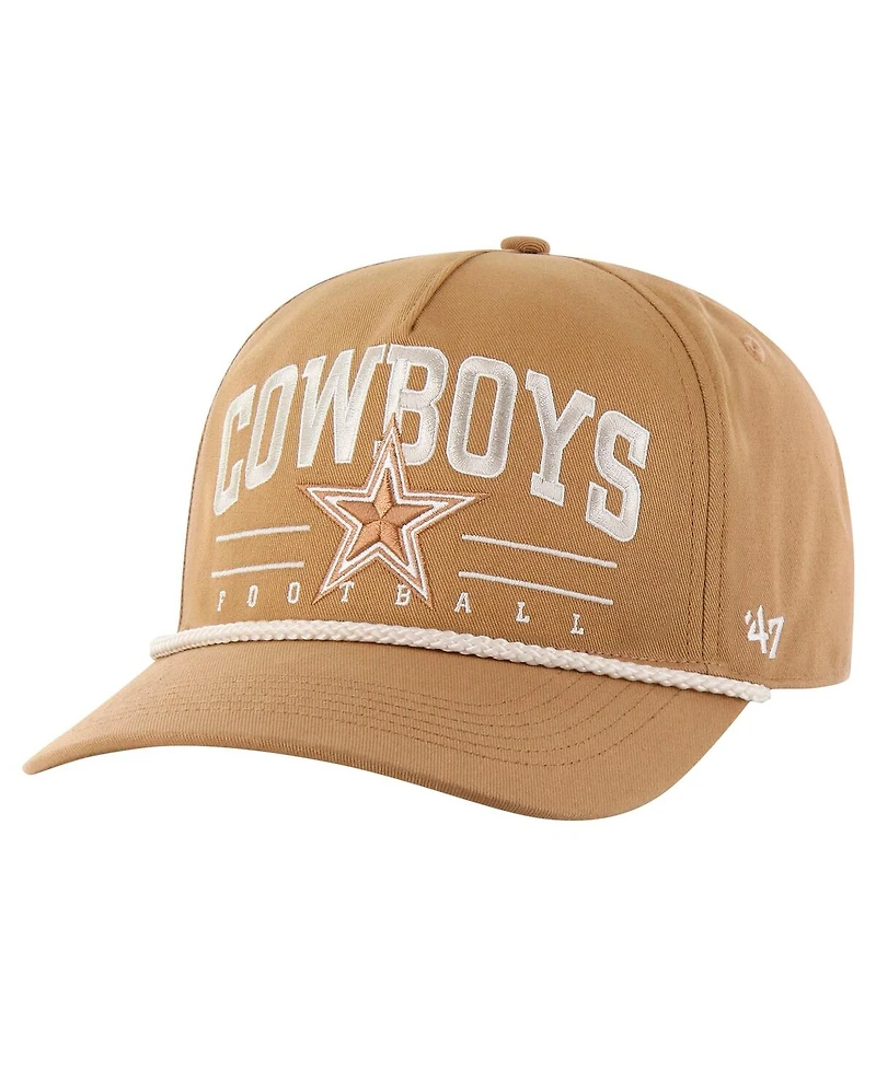 '47 Brand Men's Tan Dallas Cowboys Roscoe Rope Hitch Adjustable Hat