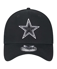 New Era Men's Black Dallas Cowboys Main B-Dub Neo 39THIRTY Flex Hat