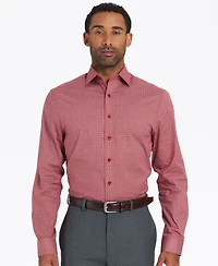 Nick Graham Men's Modern-Fit Medallion Tile Dress Shirt