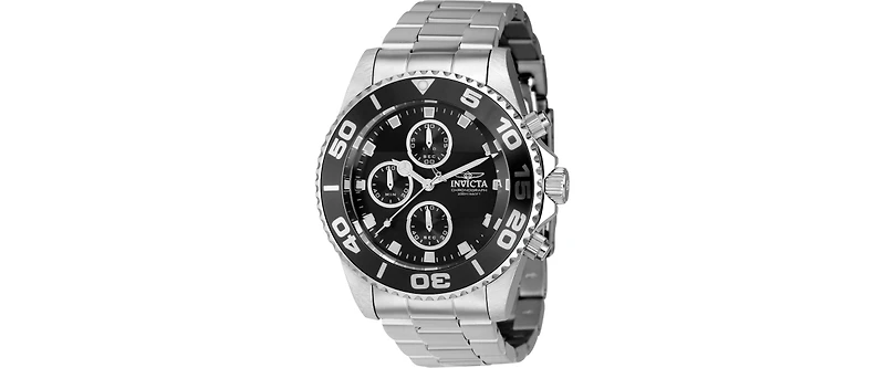 Invicta Men's Pro Diver Quartz Chronograph Black Dial Watch