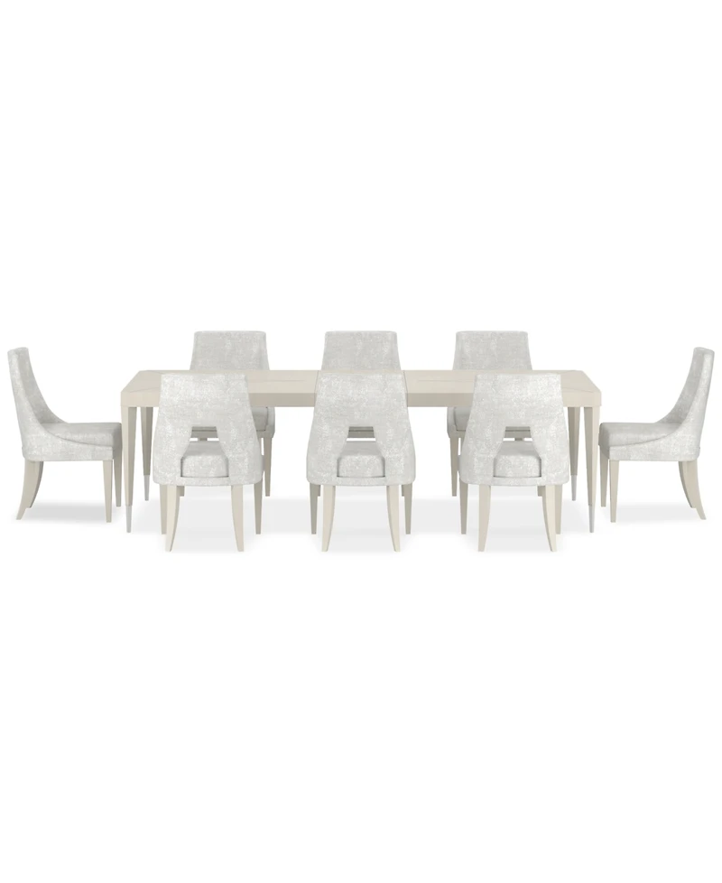 Mezzanine 9-Pc. Dining Set (Rectangular Table & 8 Side Chairs)