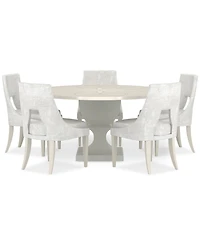 Mezzanine 6-Pc. Dining Set (Round Table & 5 Side Chairs)
